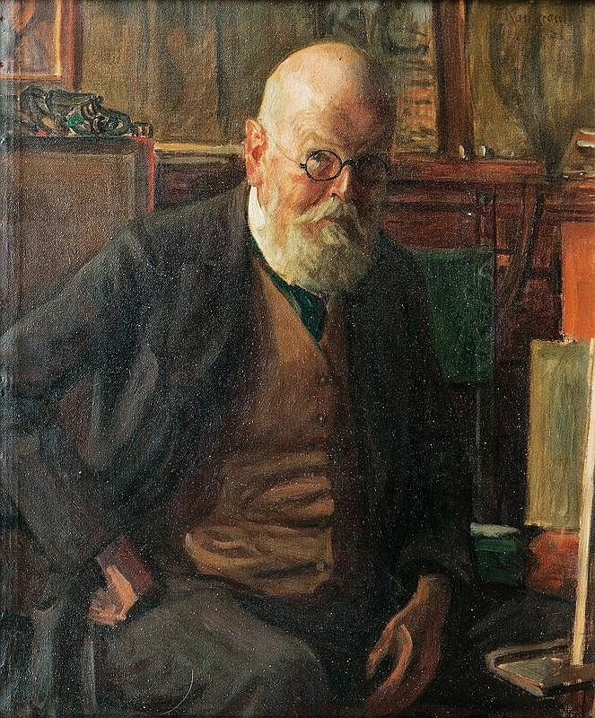 Leopold von Kalckreuth - Autoritratto